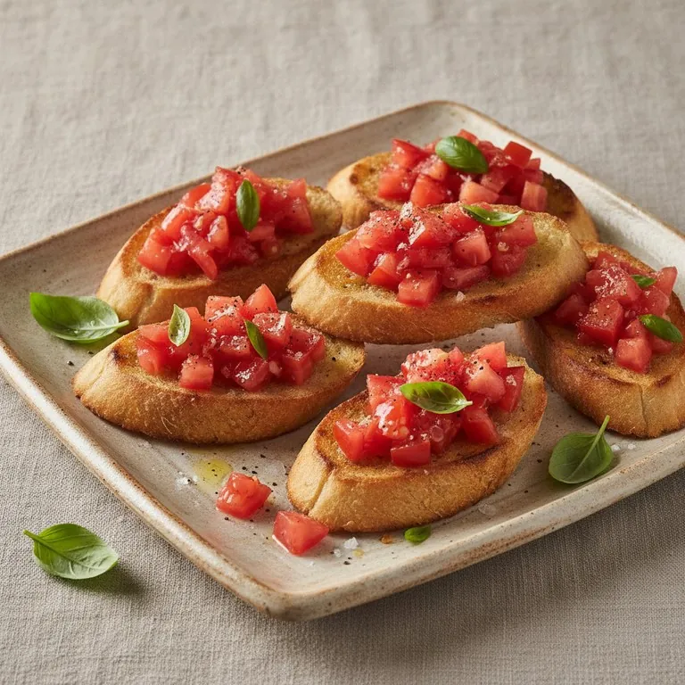 Bruschetta à la tomate