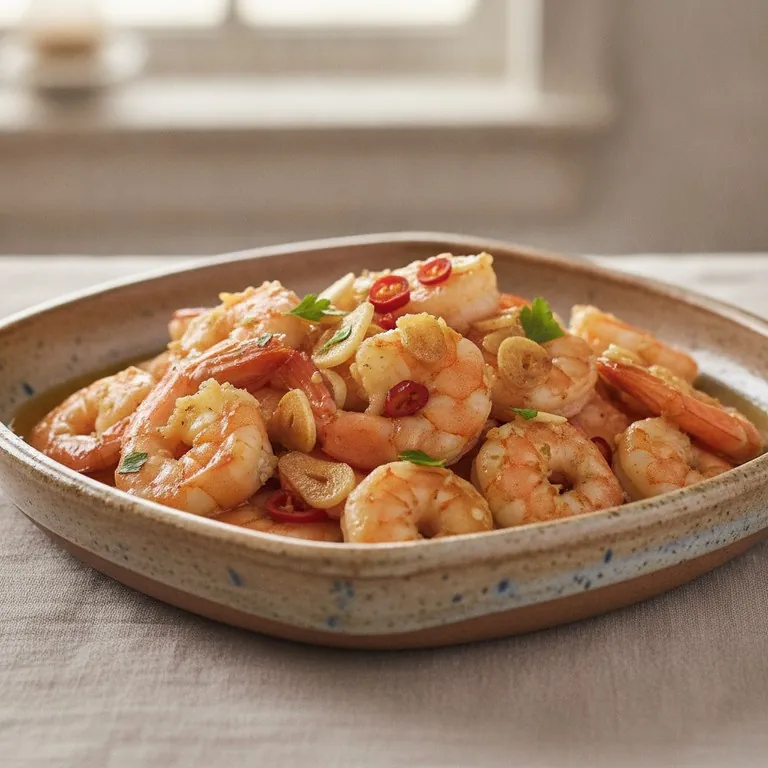 Gambas al ajillo