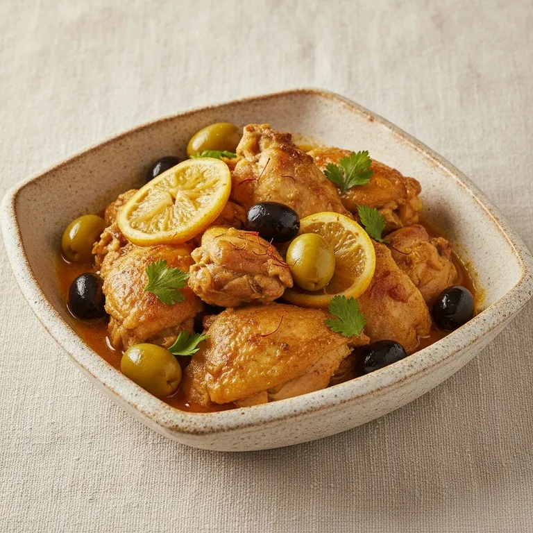 Chicken Tagine with Preserved Lemon