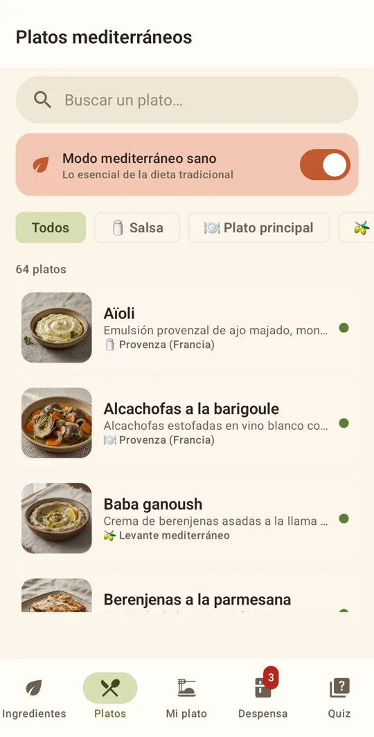 88 platos tradicionales · MezzoMedi