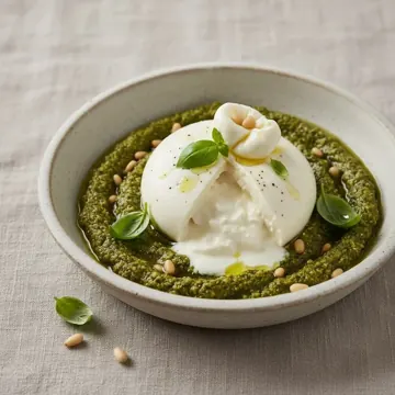 Burrata with Pesto