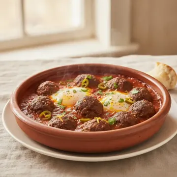 Kefta Tagine with Eggs